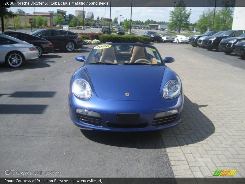 Cobalt Blue Metallic / Sand Beige 2006 Porsche Boxster S