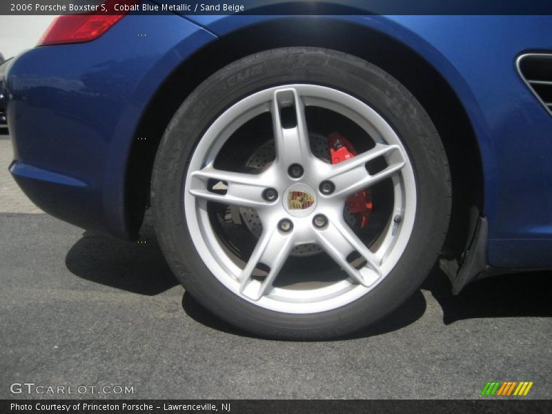 Cobalt Blue Metallic / Sand Beige 2006 Porsche Boxster S