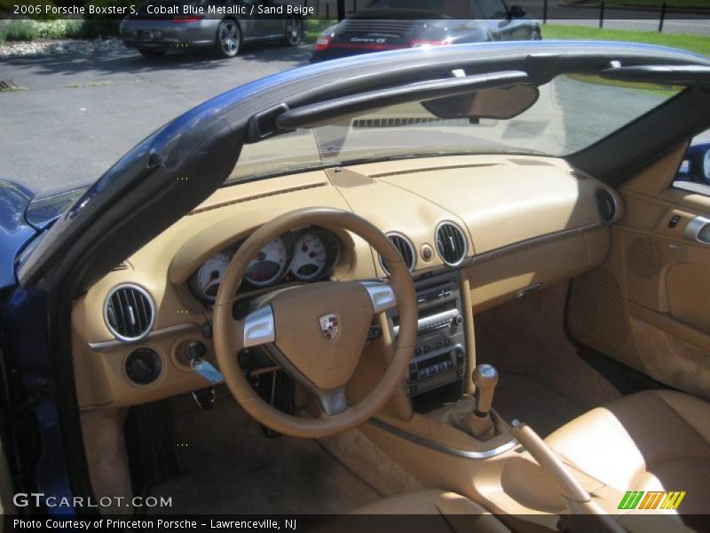 Cobalt Blue Metallic / Sand Beige 2006 Porsche Boxster S