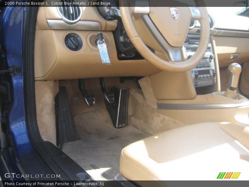 Cobalt Blue Metallic / Sand Beige 2006 Porsche Boxster S