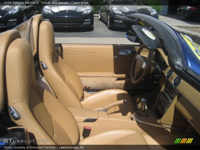 Cobalt Blue Metallic / Sand Beige 2006 Porsche Boxster S