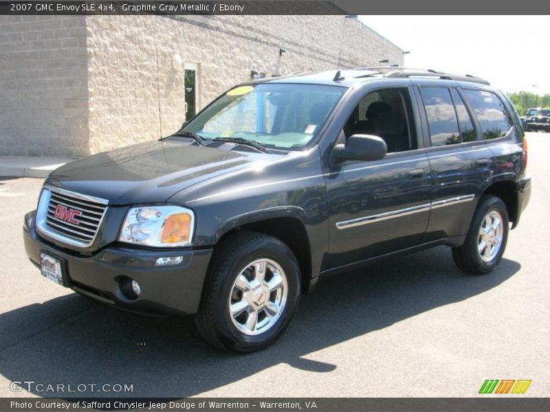 Graphite Gray Metallic / Ebony 2007 GMC Envoy SLE 4x4