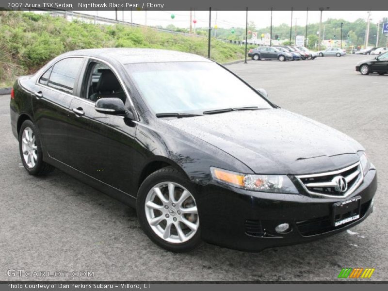 Nighthawk Black Pearl / Ebony 2007 Acura TSX Sedan