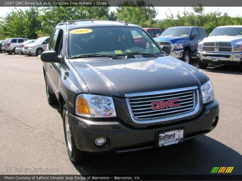Graphite Gray Metallic / Ebony 2007 GMC Envoy SLE 4x4