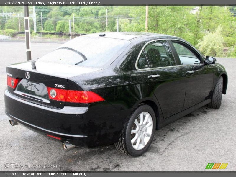 Nighthawk Black Pearl / Ebony 2007 Acura TSX Sedan