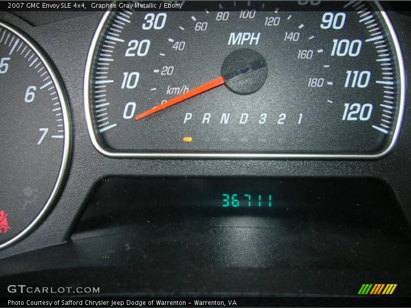 Graphite Gray Metallic / Ebony 2007 GMC Envoy SLE 4x4