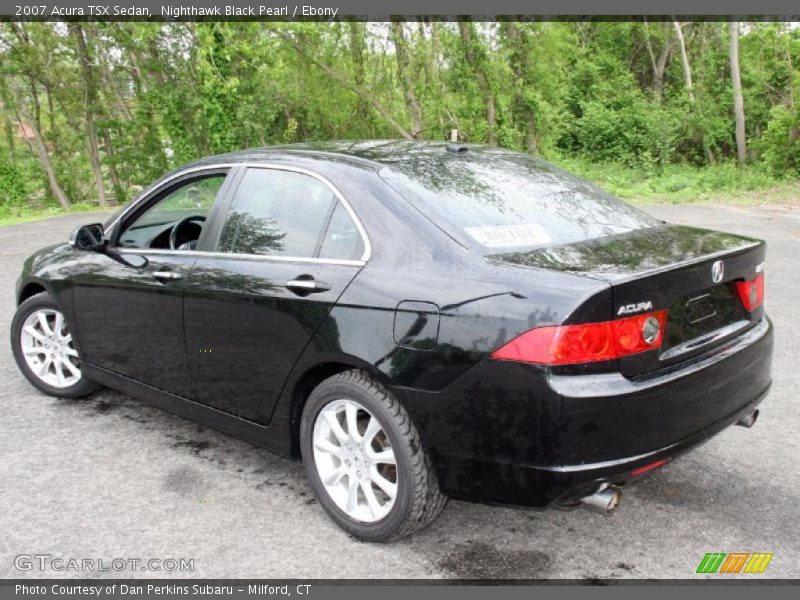 Nighthawk Black Pearl / Ebony 2007 Acura TSX Sedan