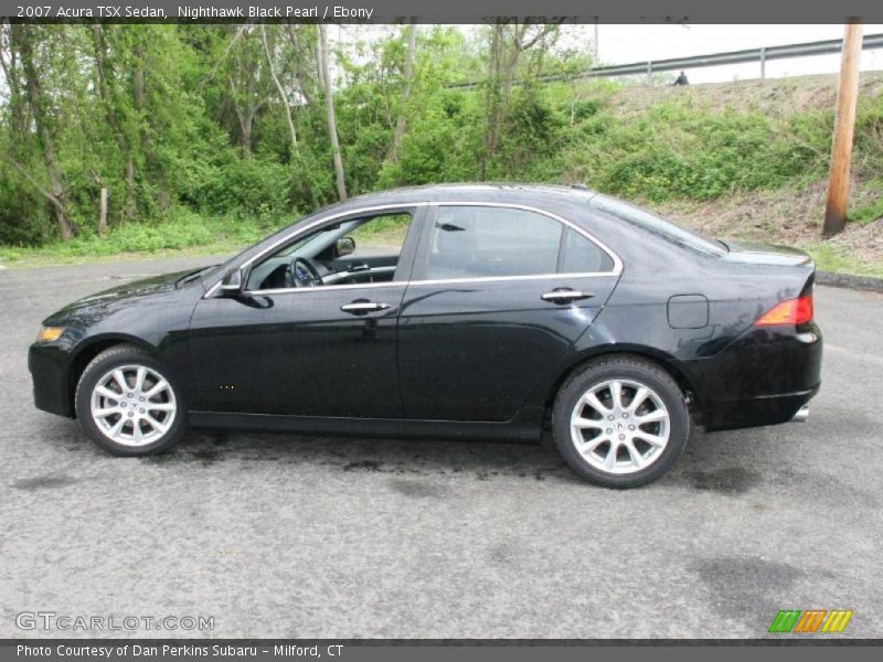 Nighthawk Black Pearl / Ebony 2007 Acura TSX Sedan