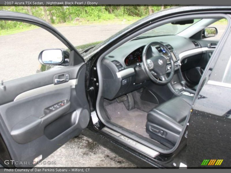 Nighthawk Black Pearl / Ebony 2007 Acura TSX Sedan