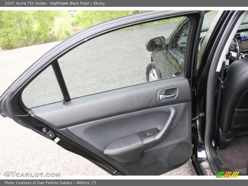 Nighthawk Black Pearl / Ebony 2007 Acura TSX Sedan