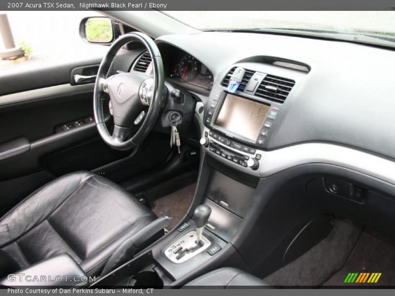 Nighthawk Black Pearl / Ebony 2007 Acura TSX Sedan