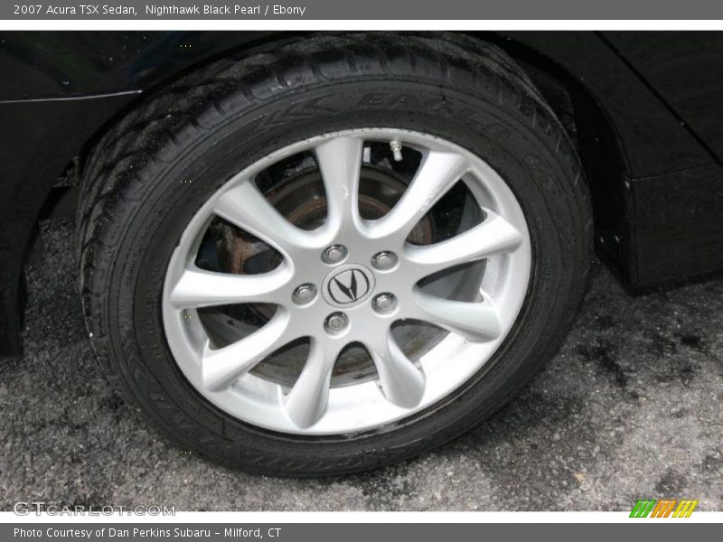 Nighthawk Black Pearl / Ebony 2007 Acura TSX Sedan