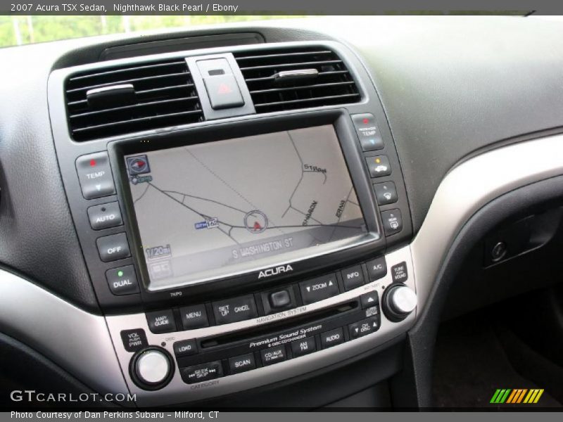 Nighthawk Black Pearl / Ebony 2007 Acura TSX Sedan