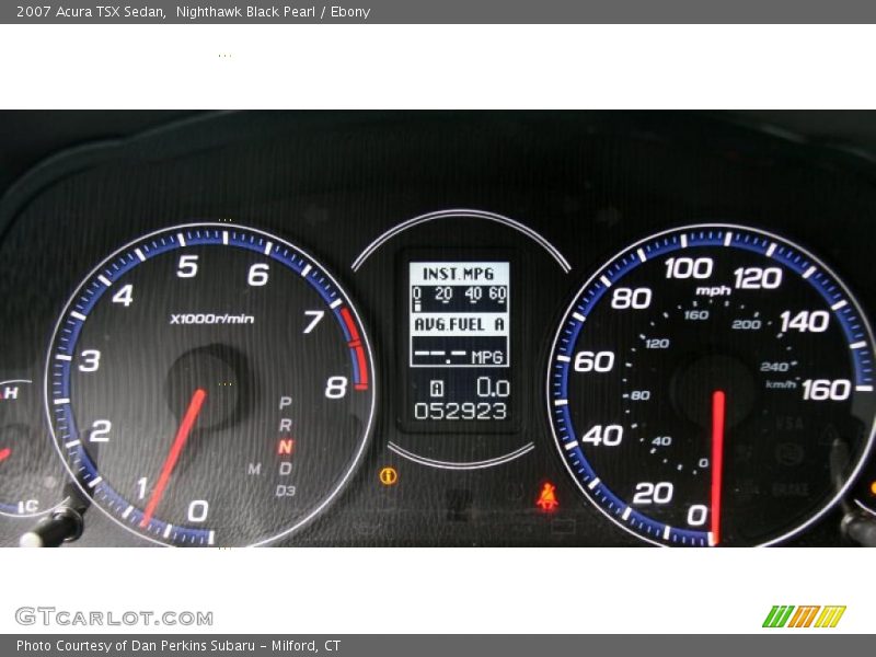Nighthawk Black Pearl / Ebony 2007 Acura TSX Sedan