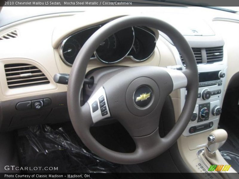 Mocha Steel Metallic / Cocoa/Cashmere 2010 Chevrolet Malibu LS Sedan