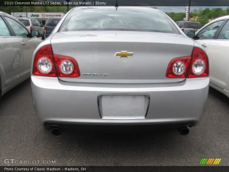 Silver Ice Metallic / Ebony 2010 Chevrolet Malibu LTZ Sedan