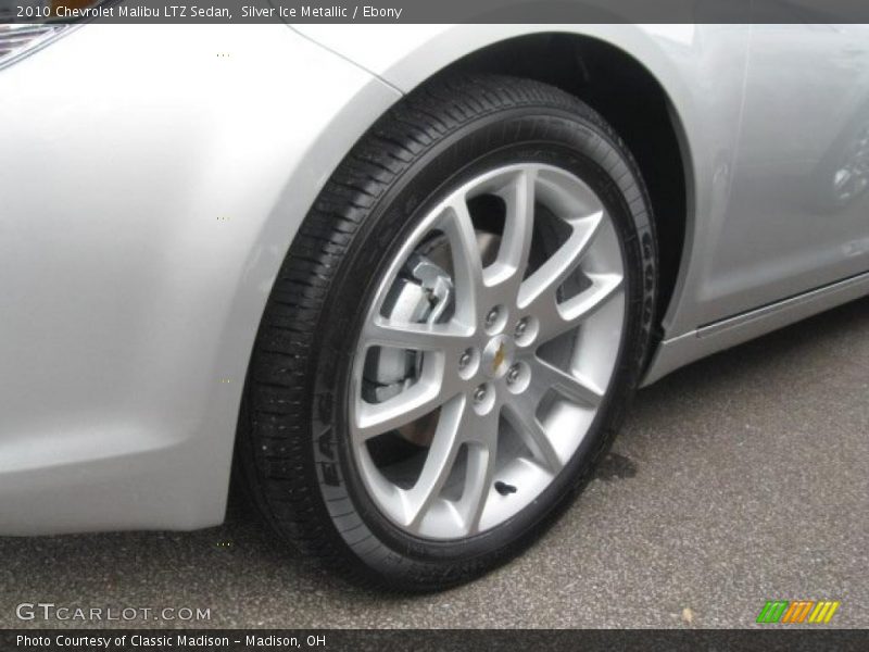 Silver Ice Metallic / Ebony 2010 Chevrolet Malibu LTZ Sedan