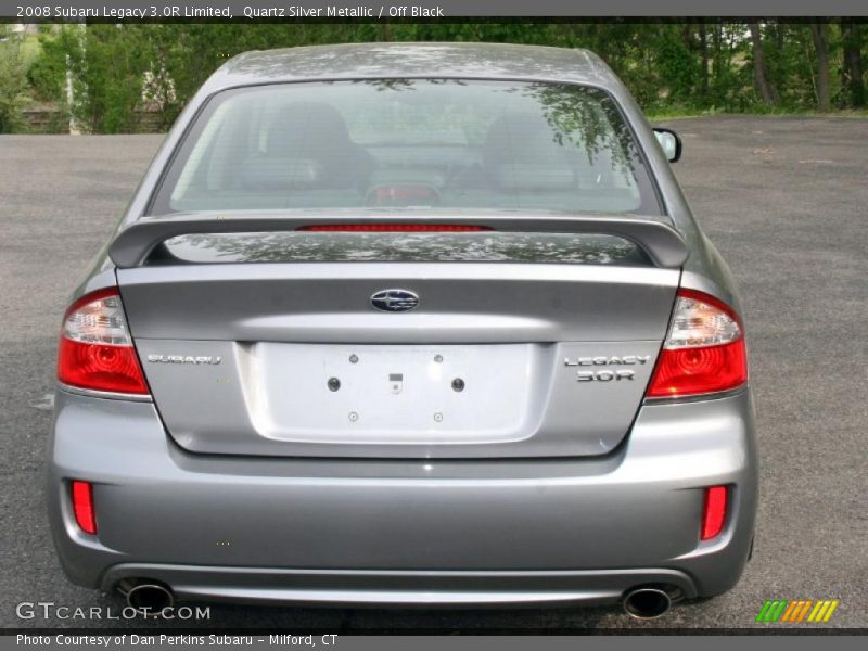 Quartz Silver Metallic / Off Black 2008 Subaru Legacy 3.0R Limited