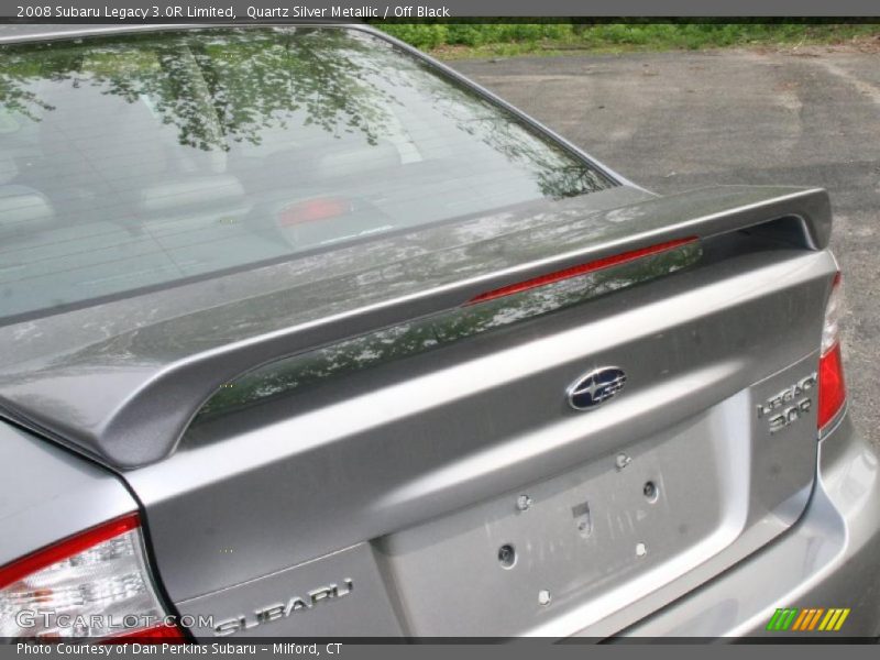 Quartz Silver Metallic / Off Black 2008 Subaru Legacy 3.0R Limited