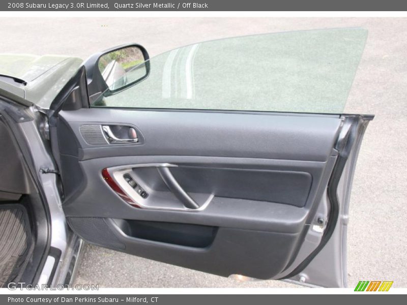 Quartz Silver Metallic / Off Black 2008 Subaru Legacy 3.0R Limited
