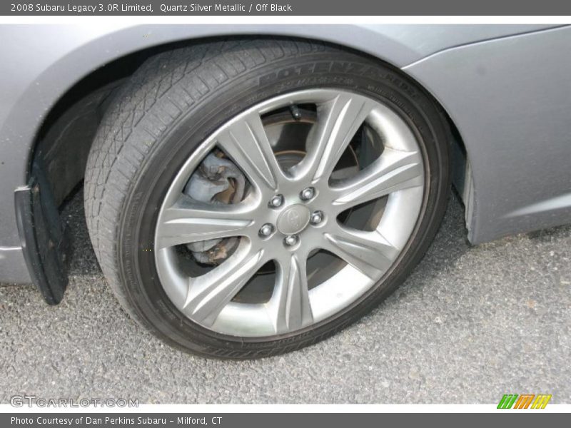 Quartz Silver Metallic / Off Black 2008 Subaru Legacy 3.0R Limited