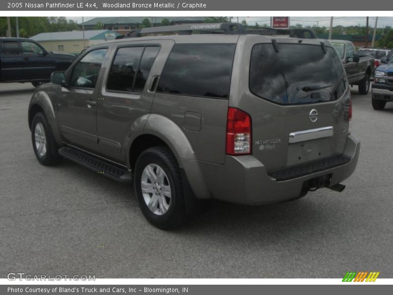 Woodland Bronze Metallic / Graphite 2005 Nissan Pathfinder LE 4x4