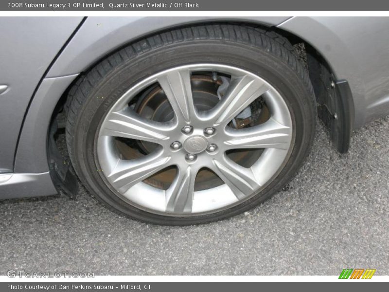 Quartz Silver Metallic / Off Black 2008 Subaru Legacy 3.0R Limited