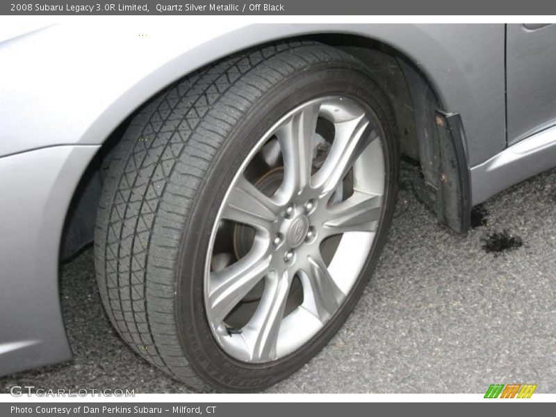 Quartz Silver Metallic / Off Black 2008 Subaru Legacy 3.0R Limited