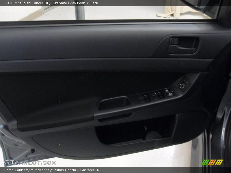 Graphite Gray Pearl / Black 2010 Mitsubishi Lancer DE