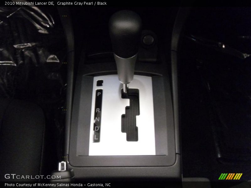 Graphite Gray Pearl / Black 2010 Mitsubishi Lancer DE