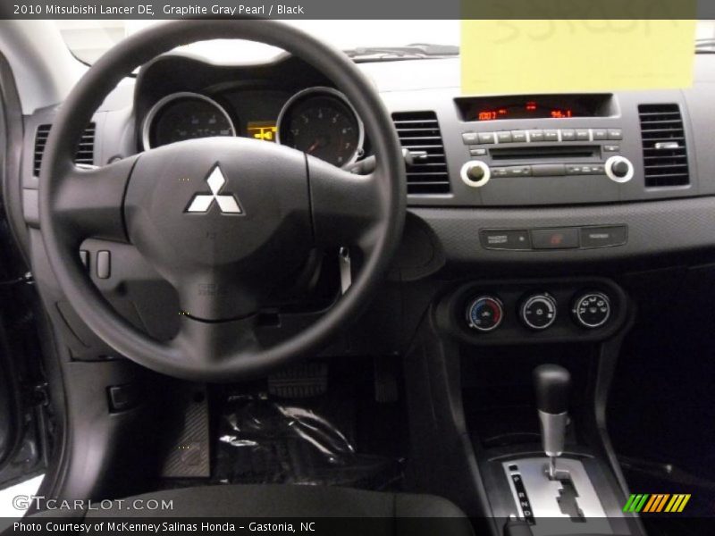 Graphite Gray Pearl / Black 2010 Mitsubishi Lancer DE