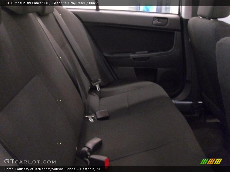 Graphite Gray Pearl / Black 2010 Mitsubishi Lancer DE