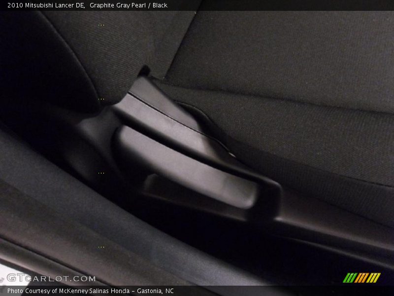 Graphite Gray Pearl / Black 2010 Mitsubishi Lancer DE
