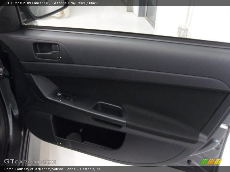 Graphite Gray Pearl / Black 2010 Mitsubishi Lancer DE