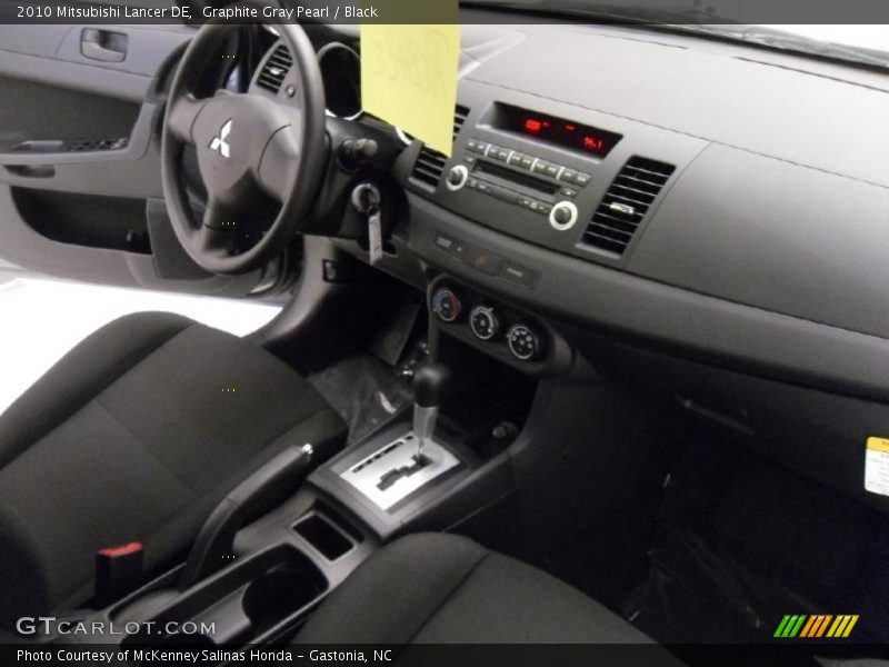 Graphite Gray Pearl / Black 2010 Mitsubishi Lancer DE