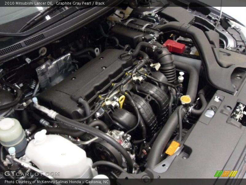 Graphite Gray Pearl / Black 2010 Mitsubishi Lancer DE