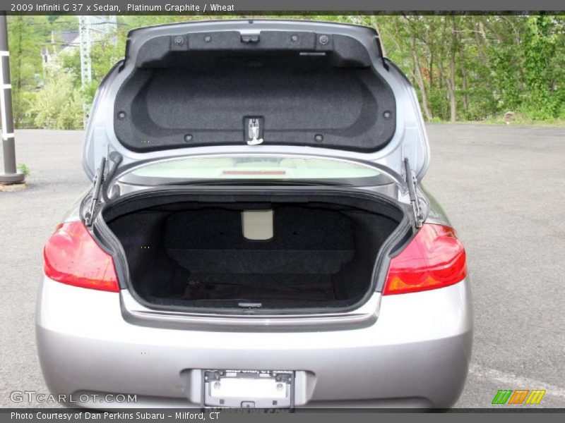 Platinum Graphite / Wheat 2009 Infiniti G 37 x Sedan