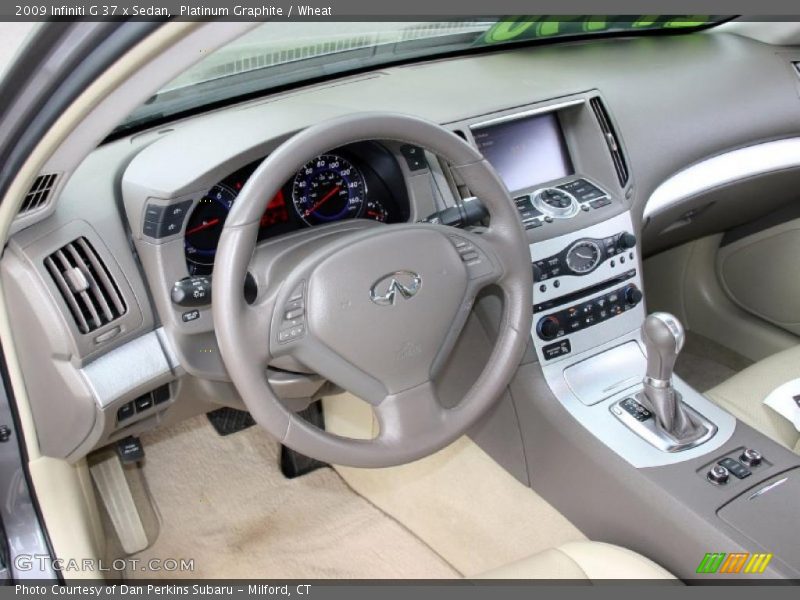 Platinum Graphite / Wheat 2009 Infiniti G 37 x Sedan
