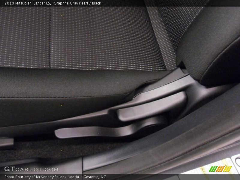 Graphite Gray Pearl / Black 2010 Mitsubishi Lancer ES
