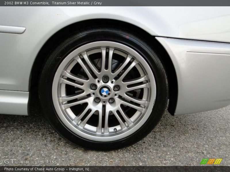 Titanium Silver Metallic / Grey 2002 BMW M3 Convertible
