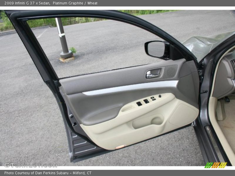 Platinum Graphite / Wheat 2009 Infiniti G 37 x Sedan