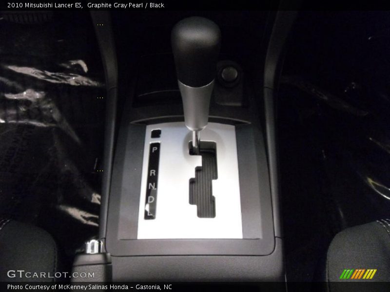 Graphite Gray Pearl / Black 2010 Mitsubishi Lancer ES