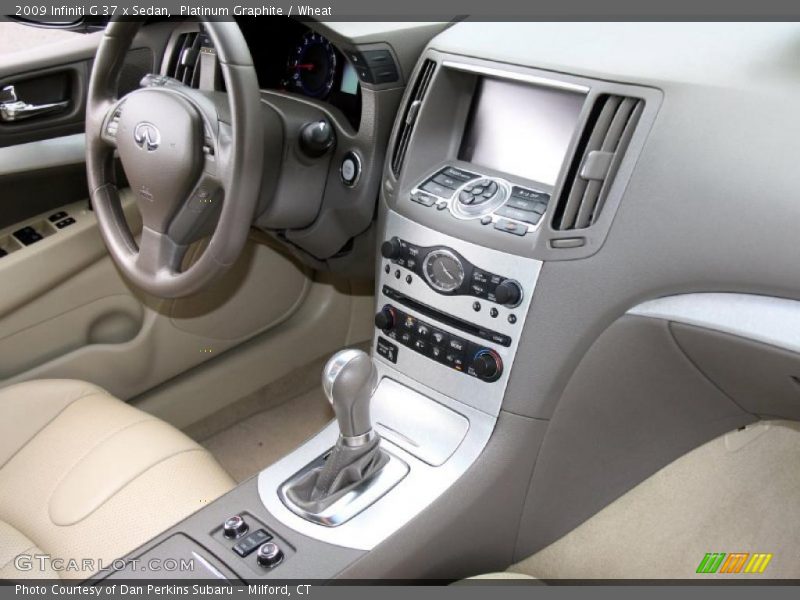 Platinum Graphite / Wheat 2009 Infiniti G 37 x Sedan