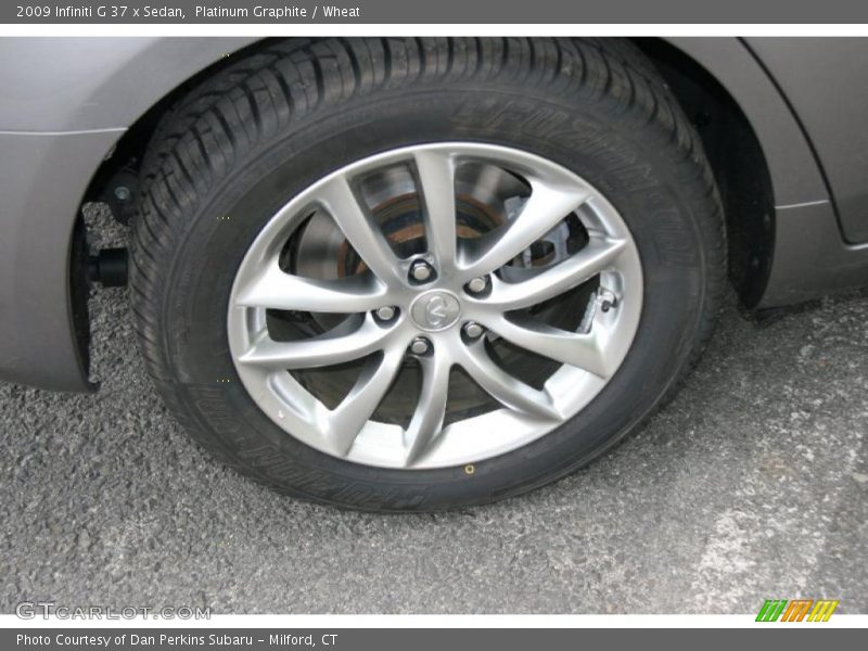 Platinum Graphite / Wheat 2009 Infiniti G 37 x Sedan