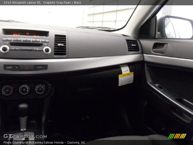 Graphite Gray Pearl / Black 2010 Mitsubishi Lancer ES