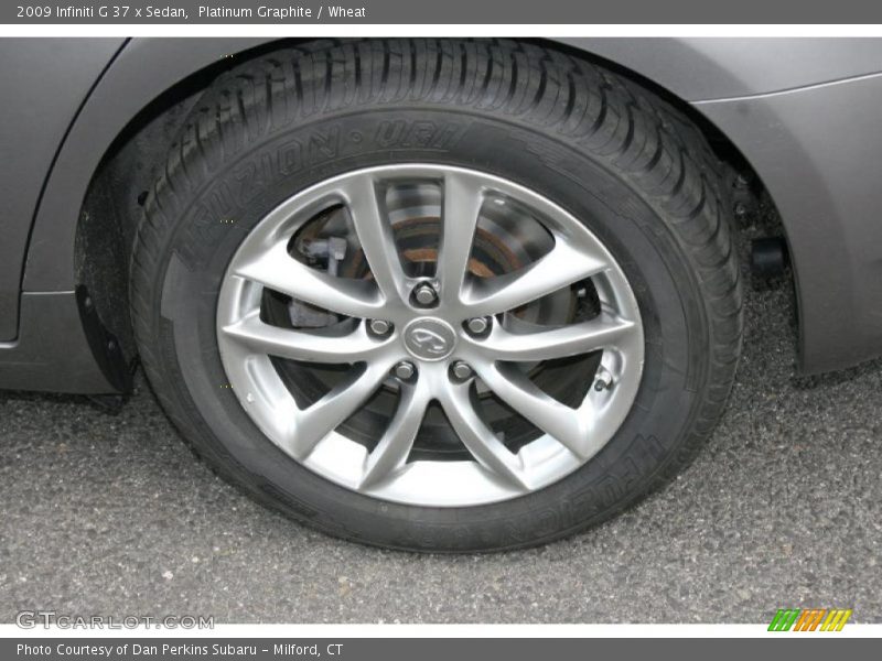 Platinum Graphite / Wheat 2009 Infiniti G 37 x Sedan