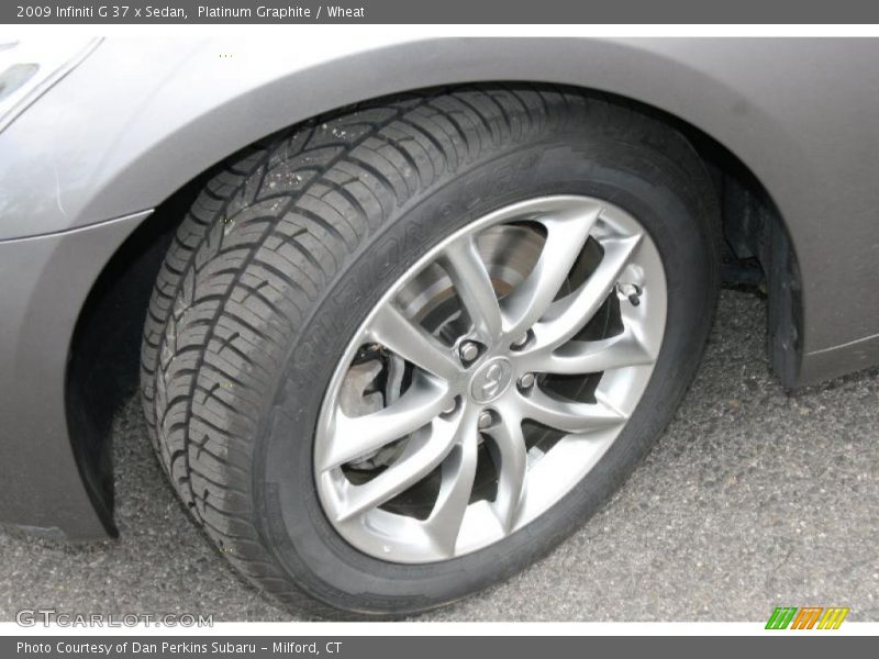 Platinum Graphite / Wheat 2009 Infiniti G 37 x Sedan