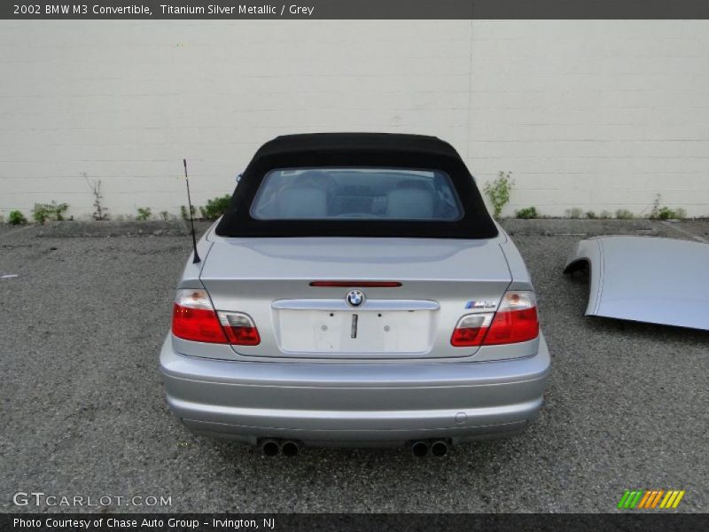 Titanium Silver Metallic / Grey 2002 BMW M3 Convertible