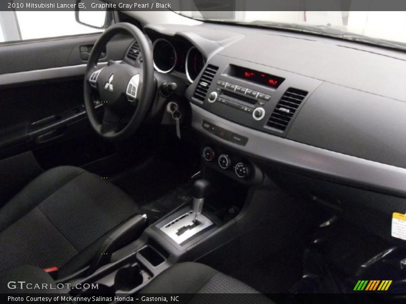 Graphite Gray Pearl / Black 2010 Mitsubishi Lancer ES