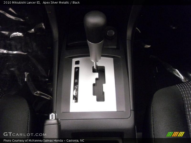 Apex Silver Metallic / Black 2010 Mitsubishi Lancer ES